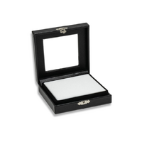 Medium Gold Nugget Glass-Top Display Case