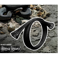 Reptile Wraps Metal Detector Cable Sleeve - BLACK ADDER