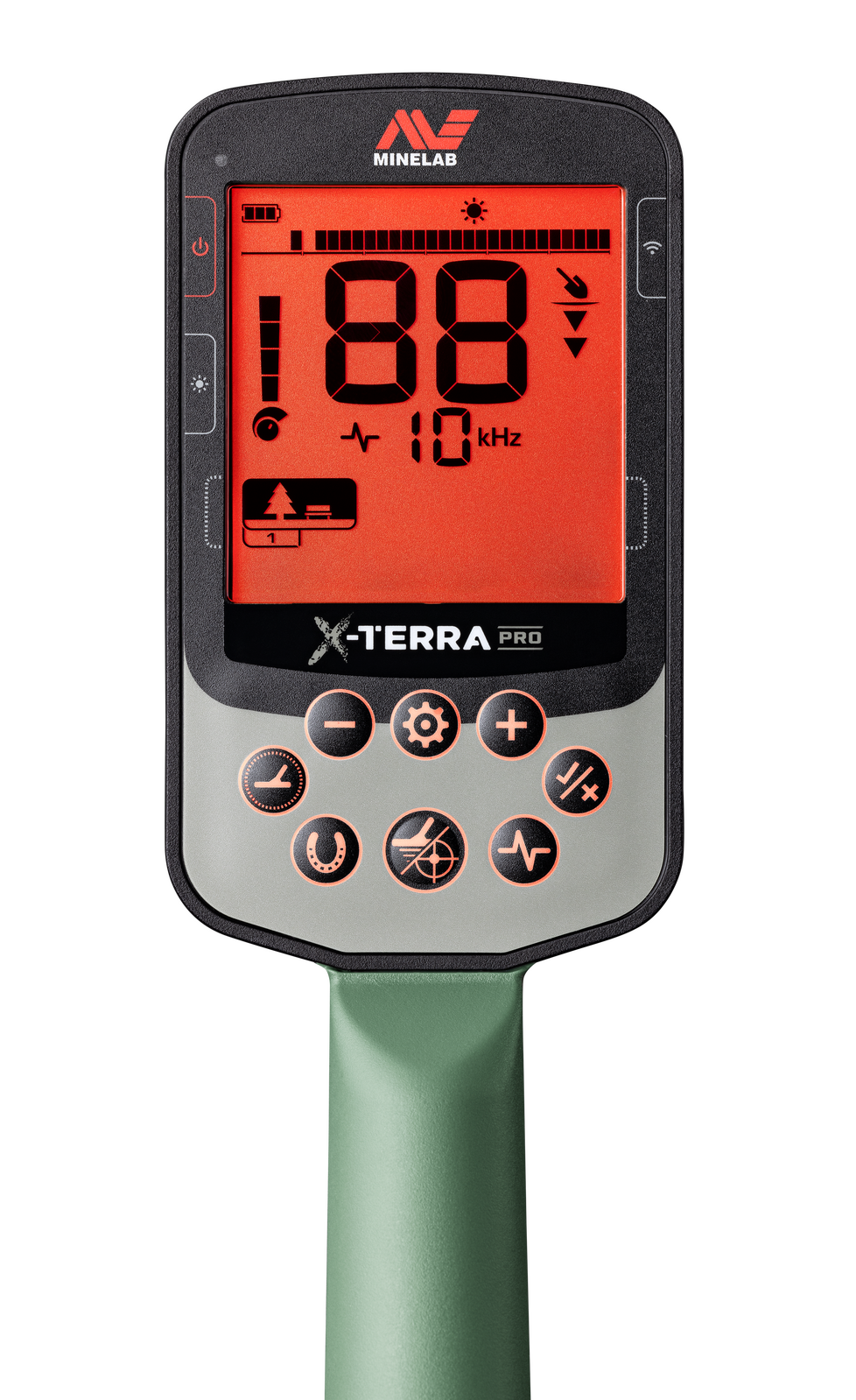 Minelab X-TERRA PRO Metal Detector with Bonus Red Sand Scoop