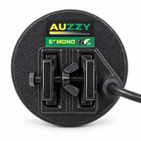 AlgoForce E1500 Plus Metal Detector With Nugget Finder 5" AUzzy Mono Coil