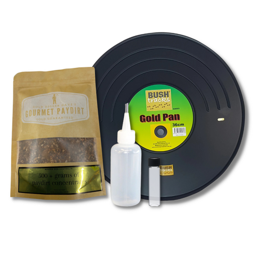 Gold Digger Dave's Gourmet 500g Paydirt and Pan
