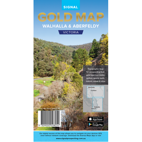 Signal Gold Map - Walhalla-Aberfeldy