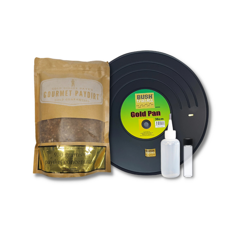 Gold Digger Dave's Gourmet 950g Paydirt and Pan