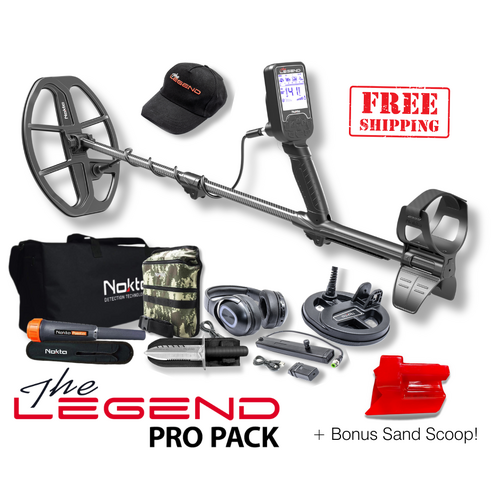 Nokta The Legend Pro Pack Metal Detector + Bonus Sand Scoop