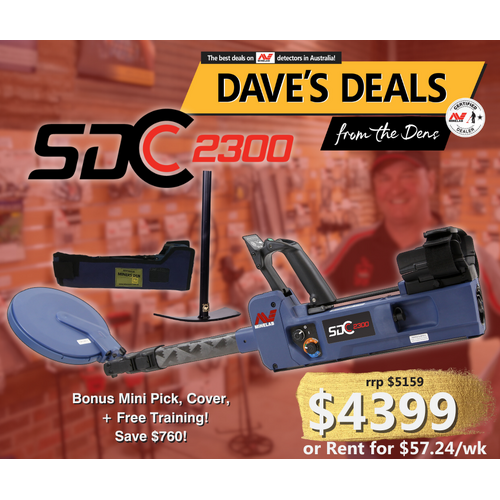 Minelab SDC 2300 Metal Detector Bundle Deal