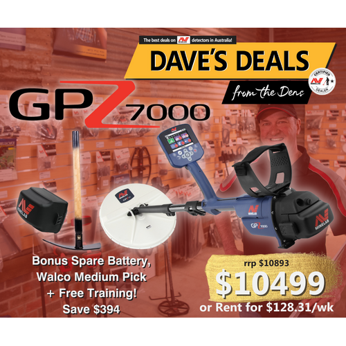 Minelab GPZ 7000 Metal Detector Bundle Deal