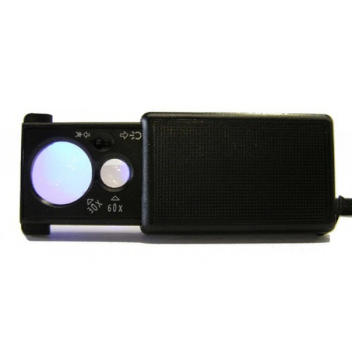Led Jewelers Loupe 30 x 21mm and 60 x 12mm