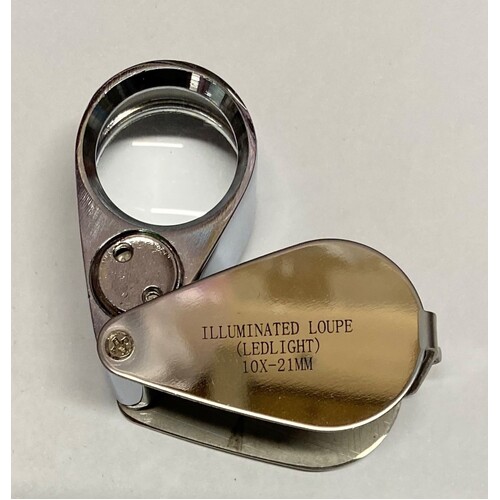 Led Jewelers Loupe 10 x 21 mm