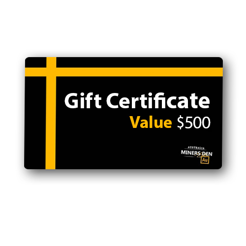Miners Den Gift Voucher $500.00