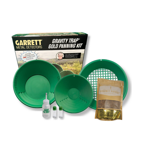 Gold Digger Dave's Gourmet Paydirt 950g bag + Garrett Gold Panning Kit
