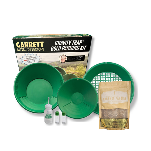Gold Digger Dave's Gourmet Paydirt 700g bag + Garrett Gold Panning Kit