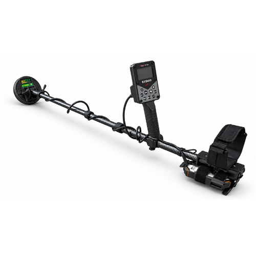 AlgoForce E1500 Plus Metal Detector With Nugget Finder 5" AUzzy Mono Coil