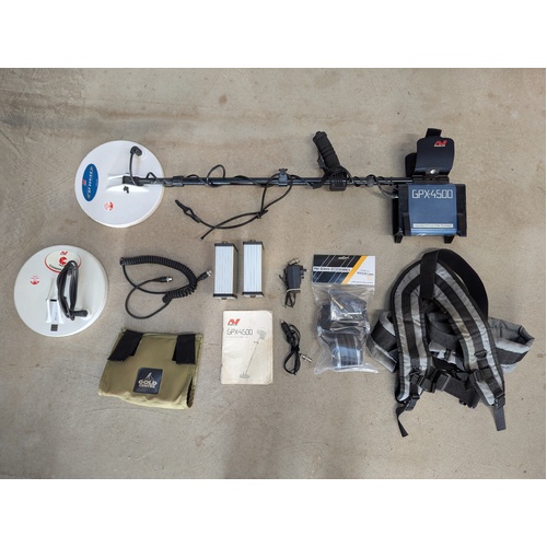 Minelab GPX 4500 Metal Detector Second Hand