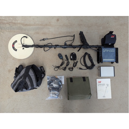 Minelab GPX 4500 Metal Detector Second Hand