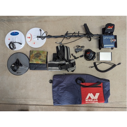 Minelab GPX 4500 Metal Detector Second Hand