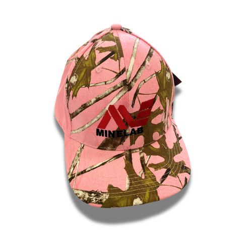 Miners Den/Minelab Pink Camo Detecting Cap