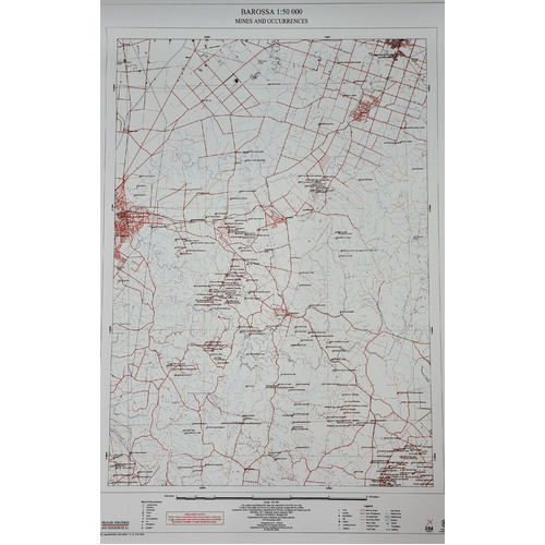 Barossa Mines Mapsheet