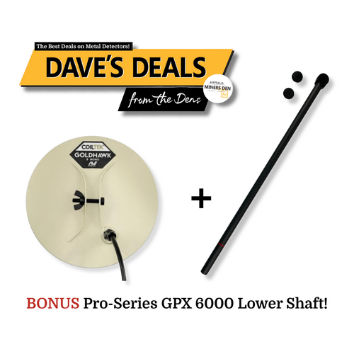 Coiltek GOLDHAWK 9" GPX6000 Mono Coil With Bonus Pro-Series Lower Shaft