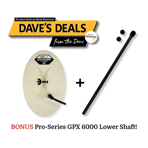 Coiltek GOLDHAWK 14" x 9" GPX6000 Mono Coil With Bonus Pro-Series Lower Shaft