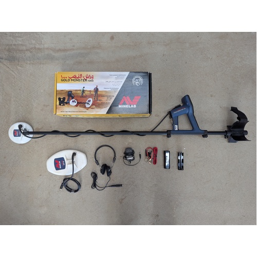 Minelab Gold Monster 1000 Metal Detector Second hand