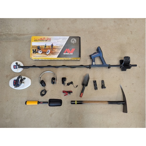 Minelab Gold Monster 1000 Metal Detector Second Hand 